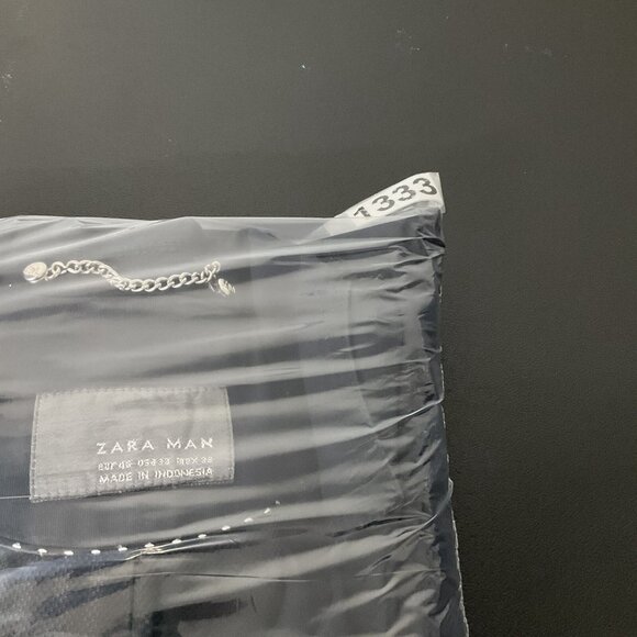 Zara Men's Jacket Blazer‎ Black Single Breasted Two Button Sports Coat Sz 33 - Picture 11 of 11